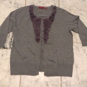 NWOT Women’s button up sweater by RED size 1X